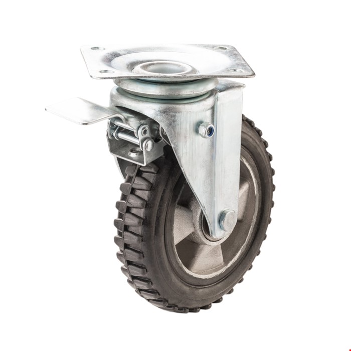 چرخ12.5سانتی دایکاست ترمزدار